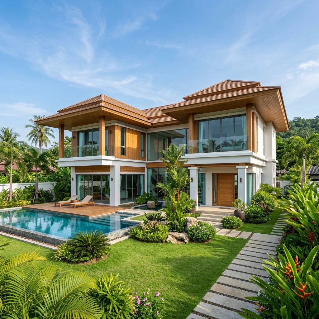 รับสร้างบ้านพักอาศัย ออกแบบตามต้องการ